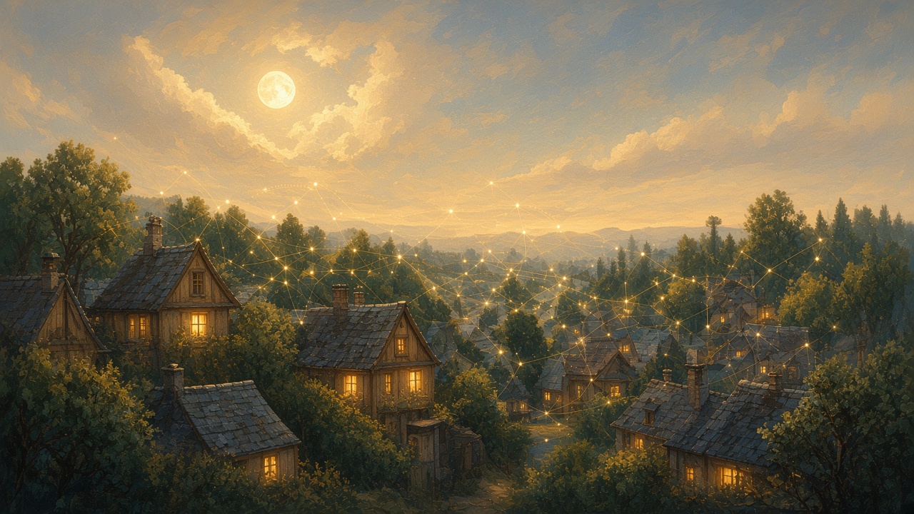 Painted neighborhood vault of warm wood and soft light that cannot be smashed open by accident